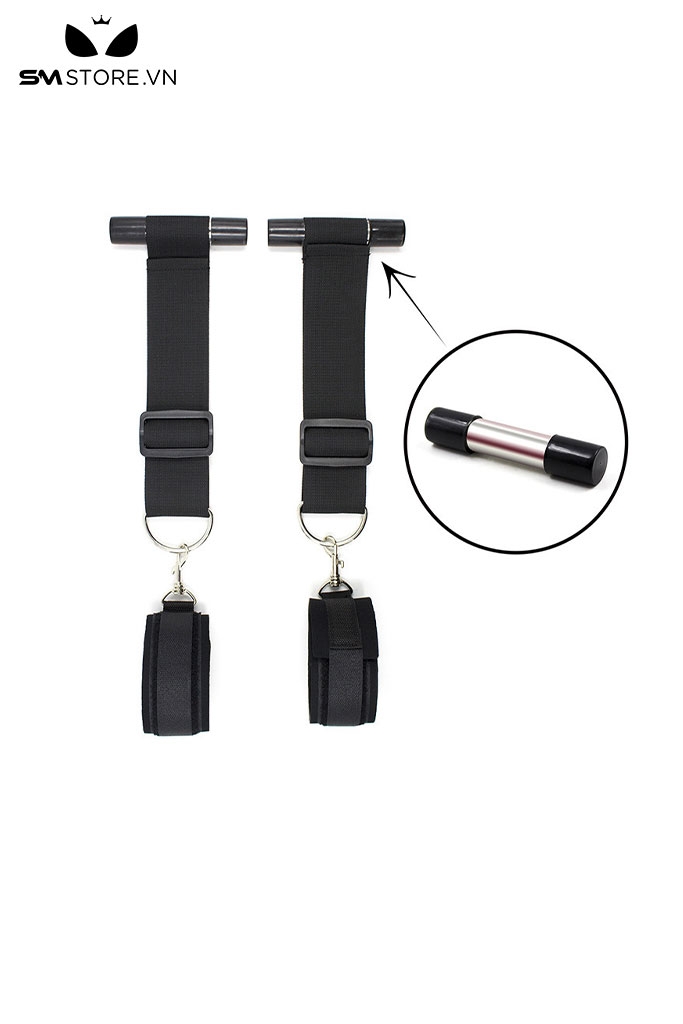 SMT591 - Bộ cố định tư thế khóa tay da PU dài 435cm màu đen