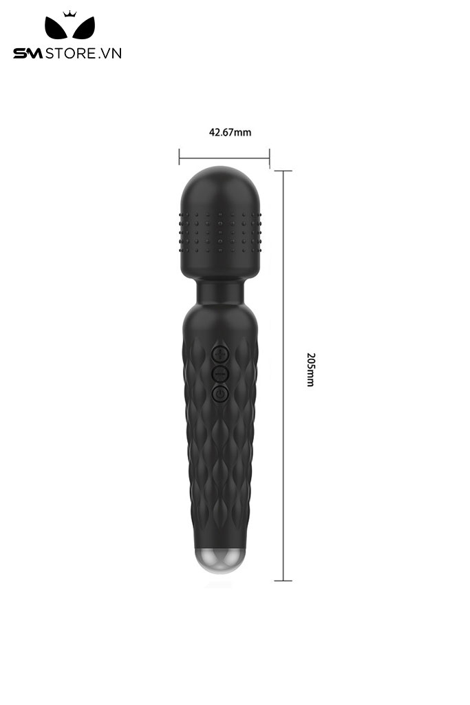 SMT2791 - Chày rung tình yêu có gai mềm dài 205mm xoay 360 độ