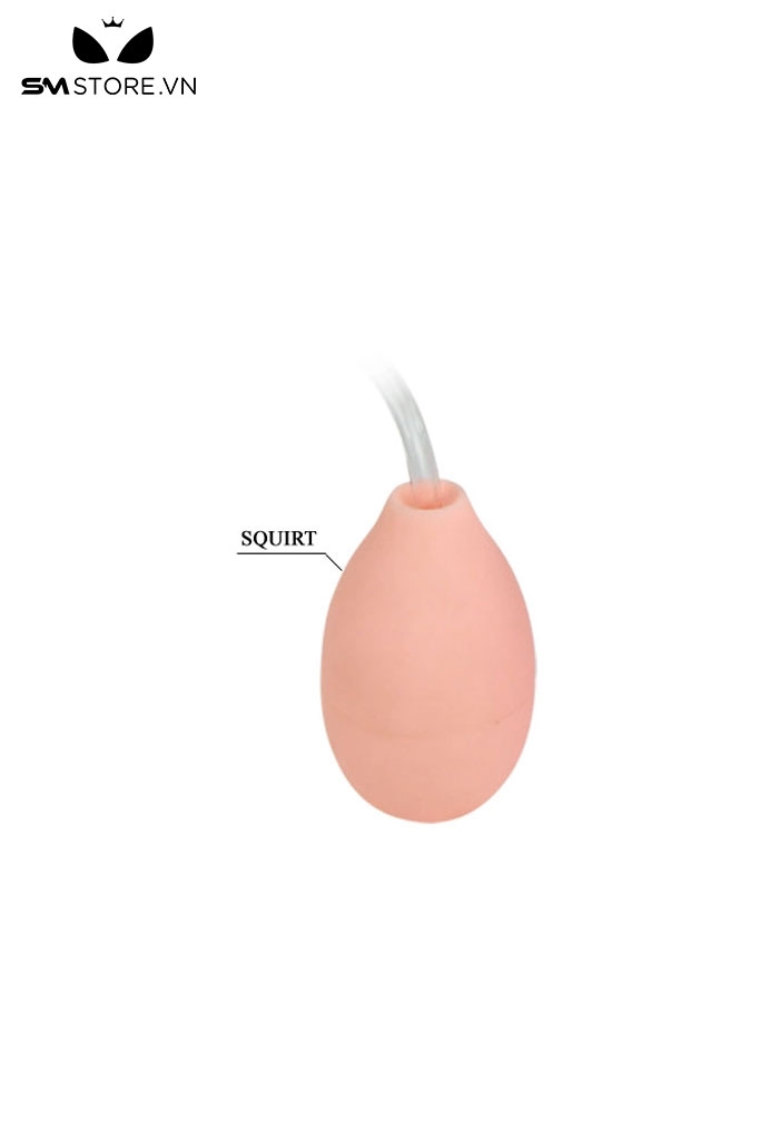 SMT1886 - Dương vật giả bắn tinh có rung đế dính tường dài 20cm