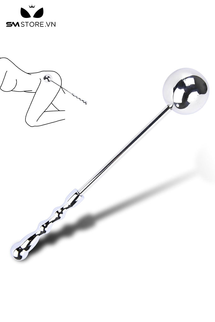 SMT2847 - Đồ chơi hậu môn anal long với chuỗi hạt inox không gì