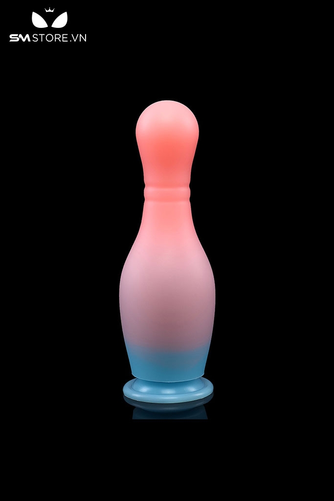 SMT1296 - Butt plug hậu môn silicon phát sáng có thể uốn cong