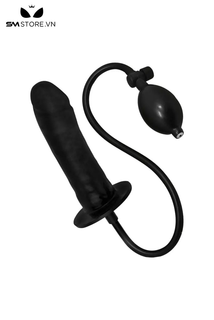 SMT1885 - Anal pump đầu dương vật giả có 5 chế độ rung dài 16cm