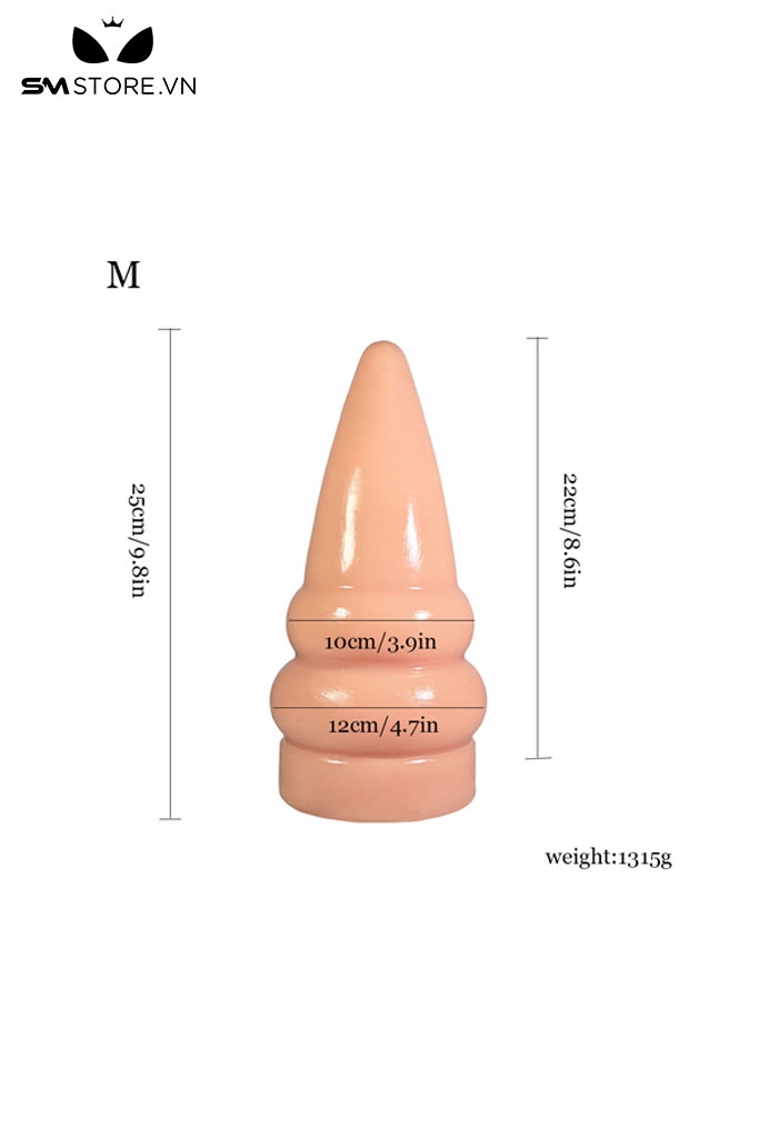 SMT2858 - Anal huge silicon mềm với đầu nhọn có 3 kích cỡ