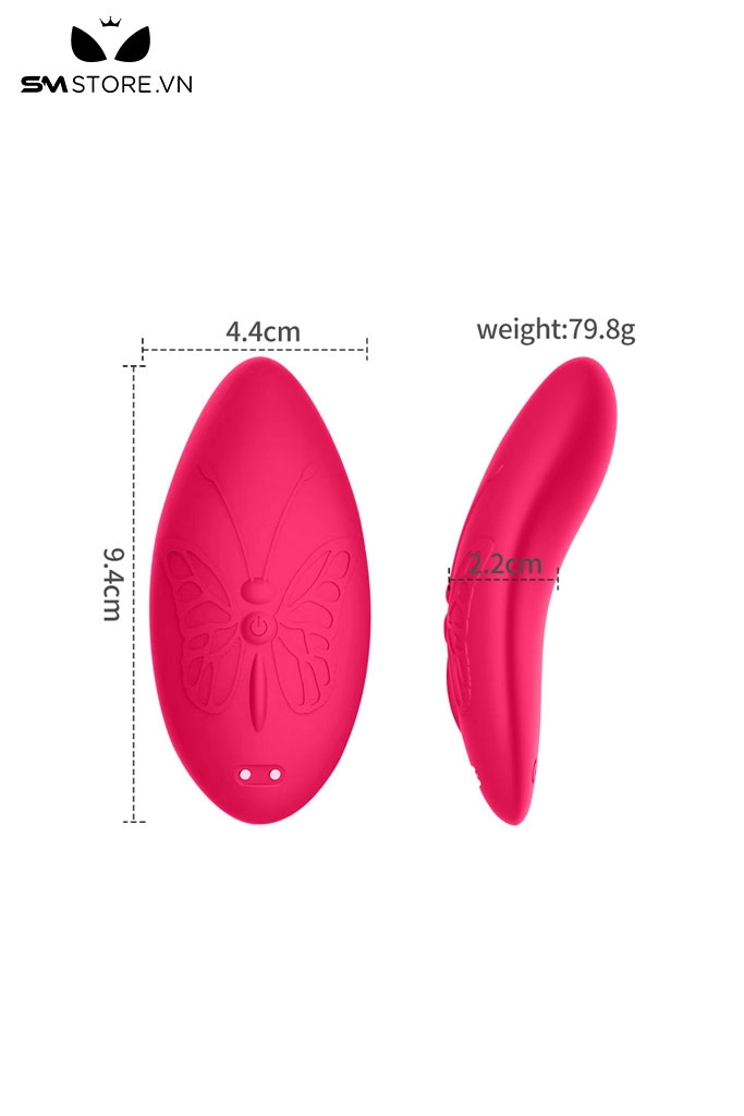 SMT2220 - Quần lót rung hình cánh bướm có 10 tần số dài 9.4cm