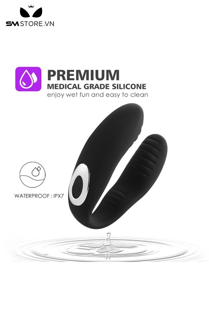 SMT2676 - Trứng rung 2 đầu điều khiển từ xa hình chữ U có 10 chế độ