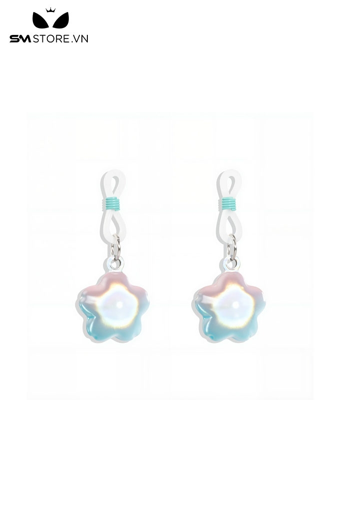 SMT3022 - Kẹp núm vú dạng thít thiết kế ngôi sao thủy trai ngọc âm