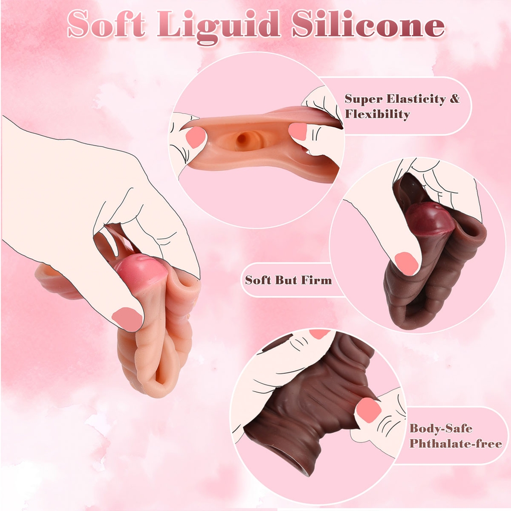 SMT2310 - Dương vật giả silicon có phần đế to và dính tường dài 17.5cm