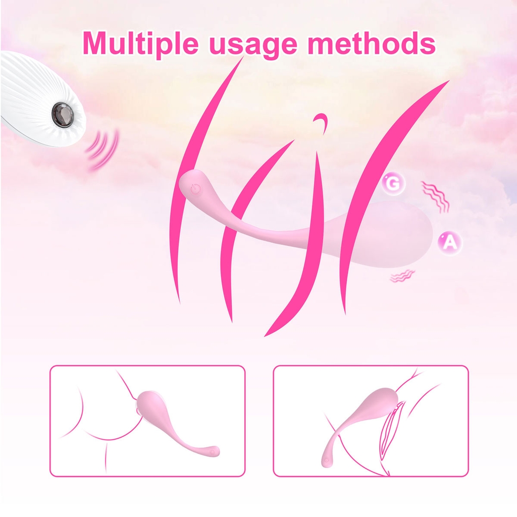 SMT2896 - Trứng rung điều khiển từ xa hình giọt nước sạc điện