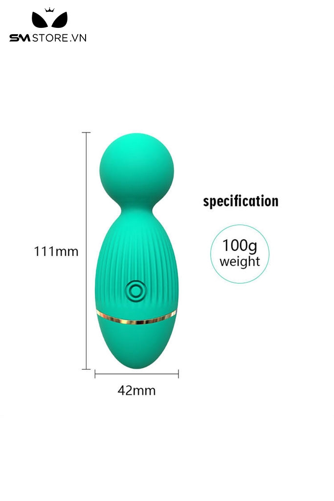 SMT3153 - Chày rung tình yêu mini có 10 tần số sạc điện và xoay 360 độ