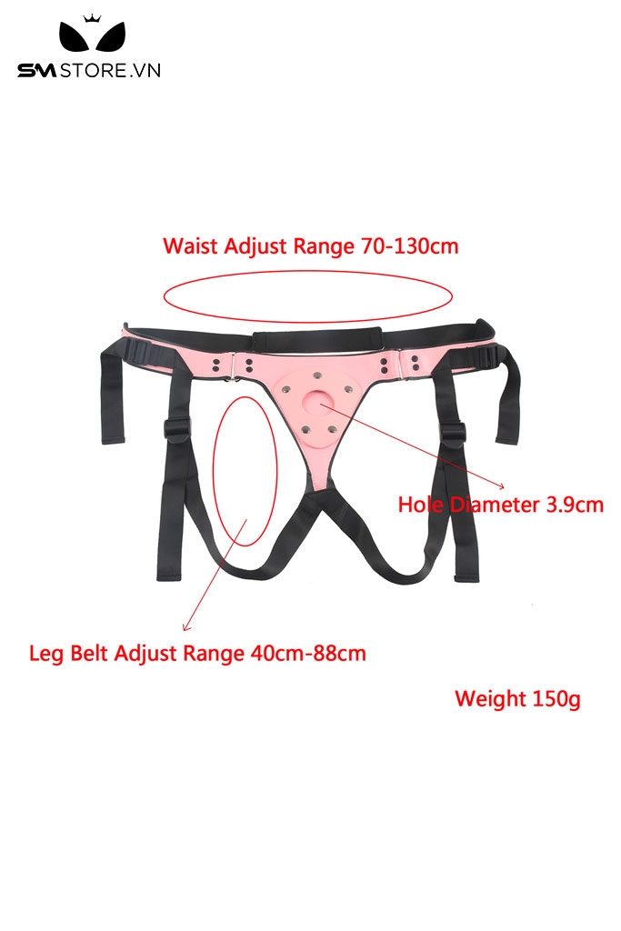 SMT1645 - Dây đai đeo dương vật có thể điều chỉnh đường kính 3.9cm