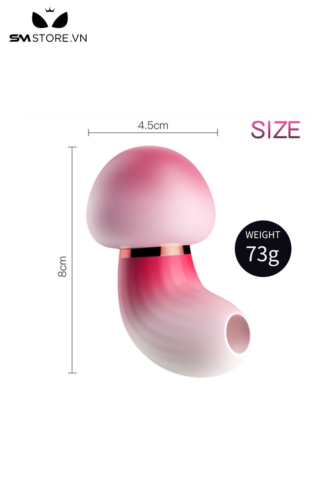 SMT1743 - Máy hút âm đạo cây nấm dài 8cm có 6 tần số hút