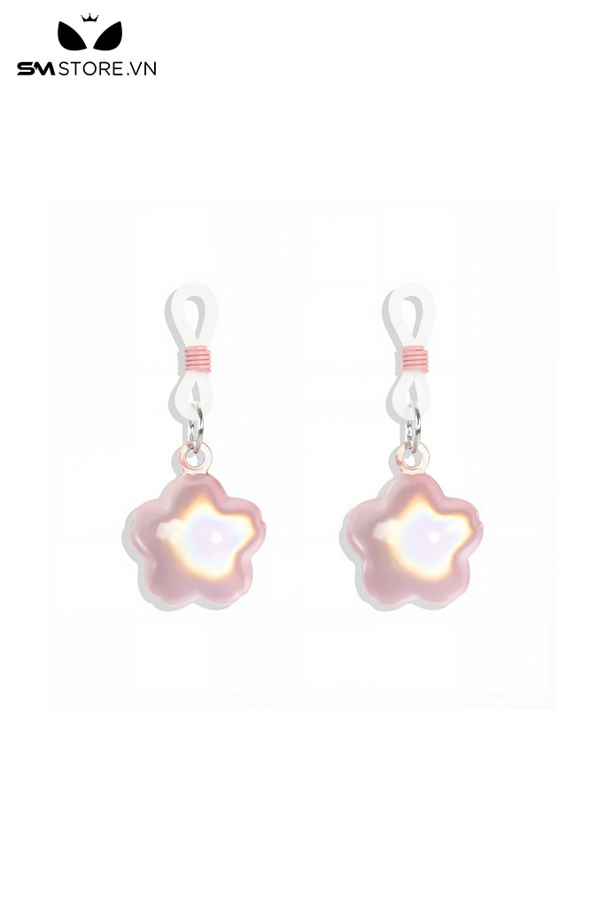 SMT3022 - Kẹp núm vú dạng thít thiết kế ngôi sao thủy trai ngọc âm