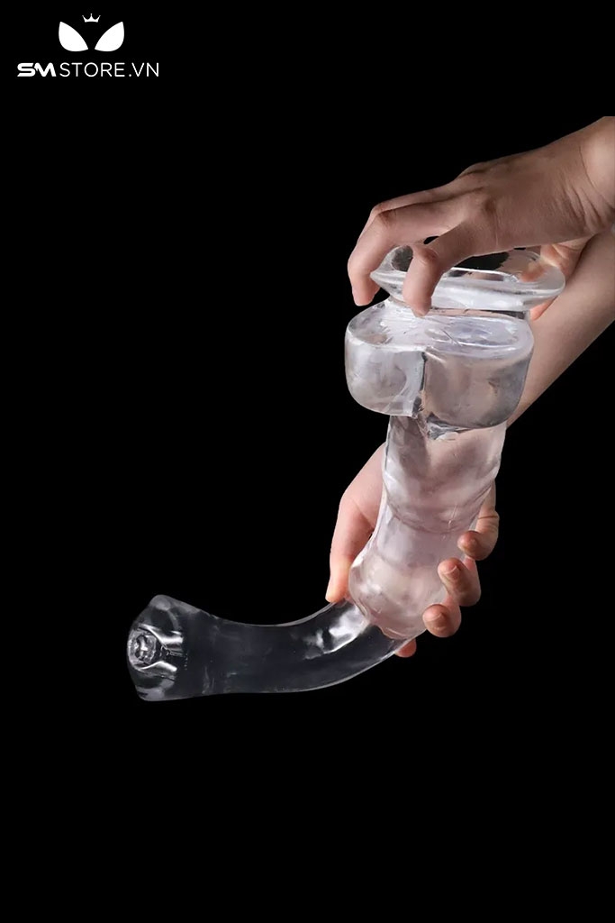 SMT1335 - Dương vật giả trong suốt silicon uốn dẻo có 3 kích cỡ
