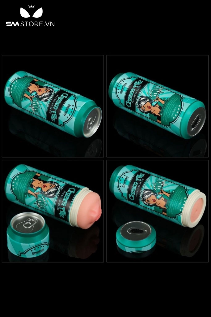 SMT1423 - Cốc thủ dâm hình miệng bằng silicon mềm dẻo dài 19.8cm