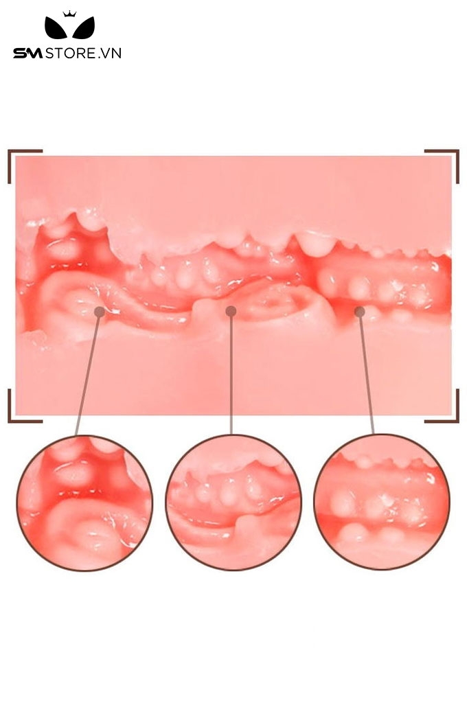 SMT2152 - Âm đạo giả cầm tay silicon mềm dẻo cô gái Nhật 18 tuổi