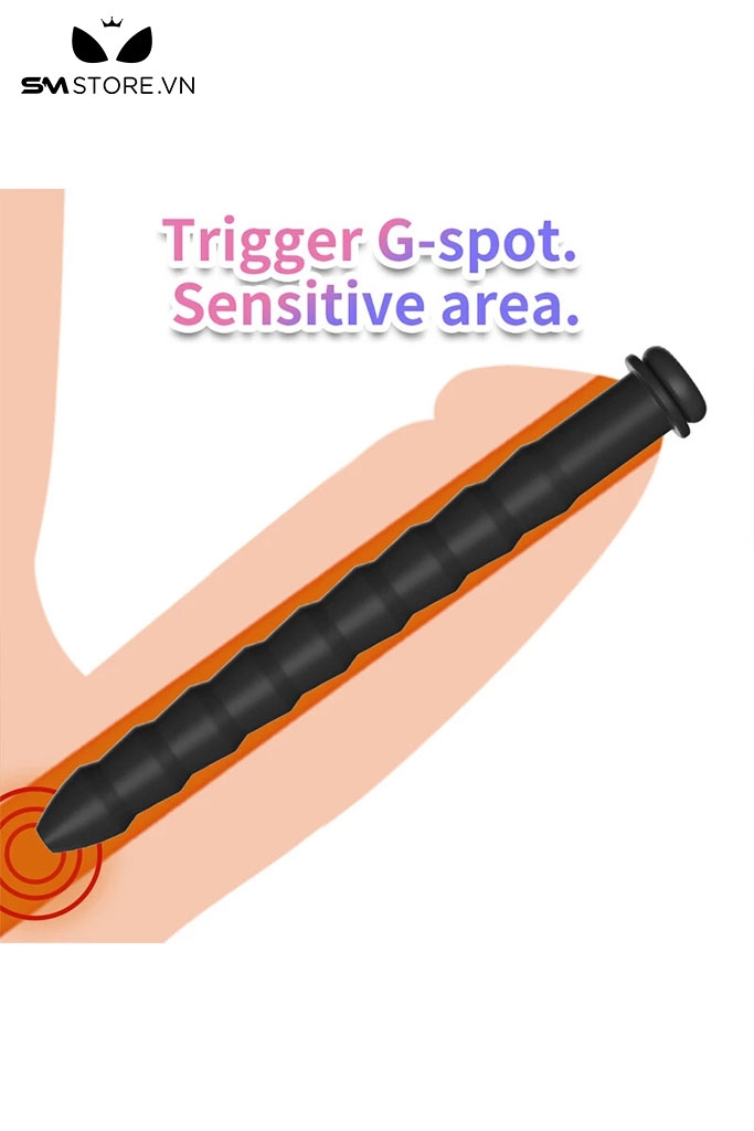 SMT2215 - Sounding đồ chơi niệu đạo silicon mềm đầu nhọn có 5 size