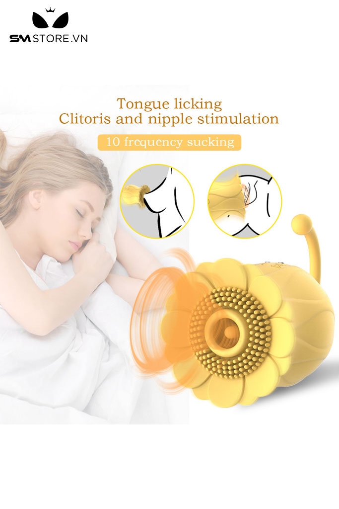 SMT2694 - Máy hút âm đạo hình bông hoa hướng dương sạc điện
