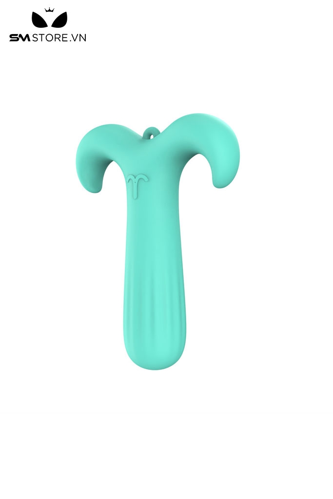 SMT2268 - Máy rung ngụy trang sừng con bạch dương hồng dài 10cm