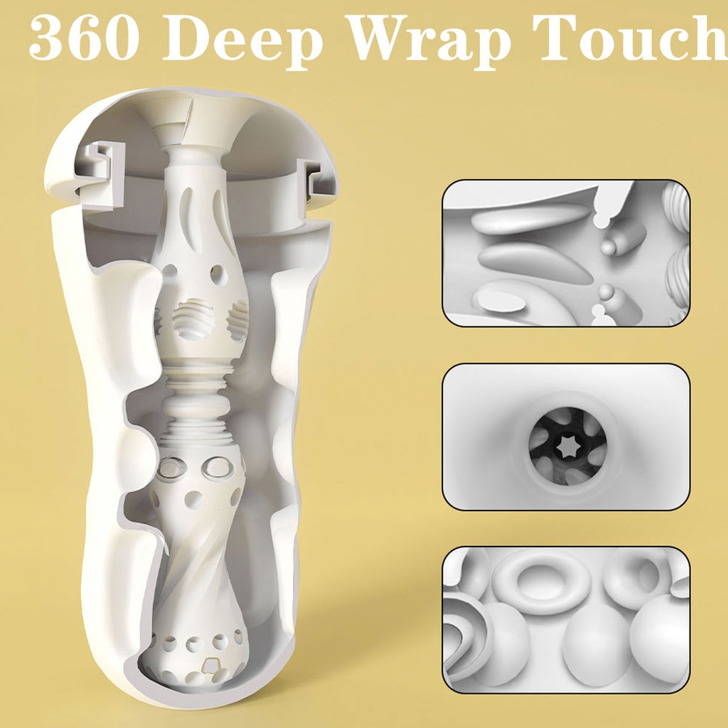 SMT2429 - Cốc thủ dâm ngụy trang cốc coffee quả chuối có hạt nổi trong