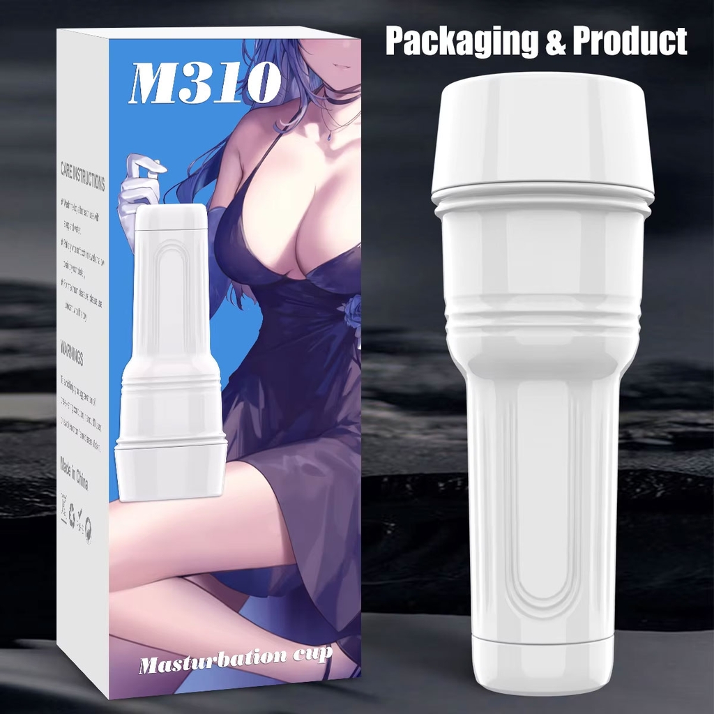 SMT2435 - Cốc thủ dâm 2 đầu silicon có độ giãn cao và nhiều bi nổi