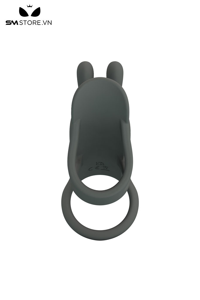 SMT2771 - Vòng rung tai thỏ đeo dương vật với 7 tần số dài 105mm