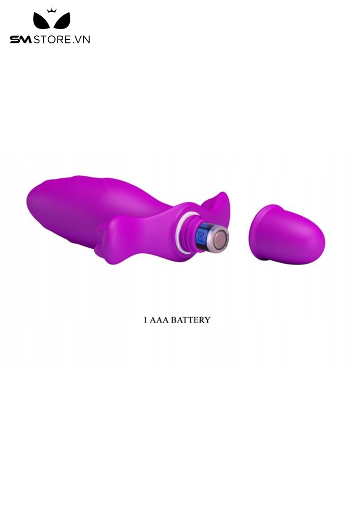 SMT1506 - Butt plug Pretty Love silicon 10 tần số rung dài 133mm