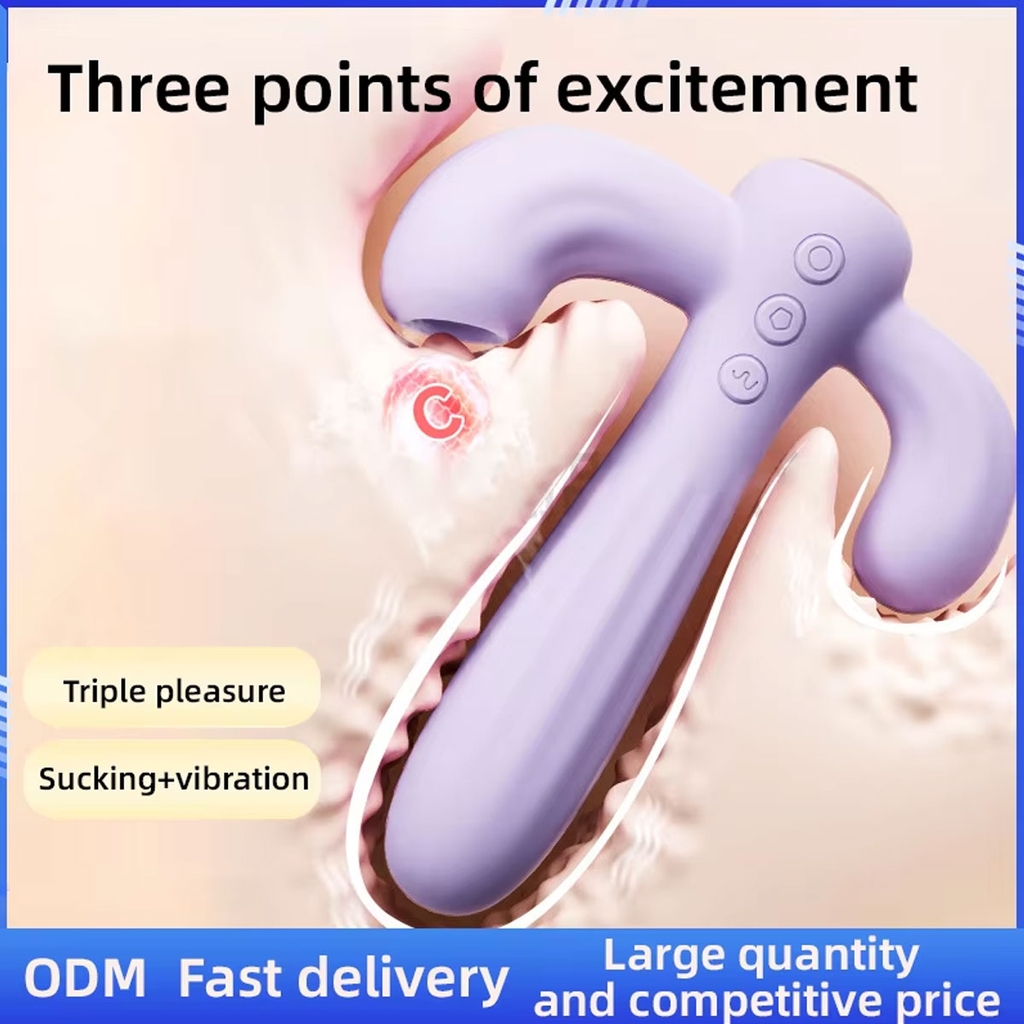 SMT1502 - Máy rung silicon 3 đầu Svakom ngụy trang cây xương rồng