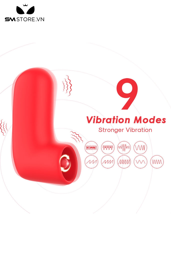 SMT3113 - Máy rung âm vật có 9 chế độ có núm xoay và 10 chế độ