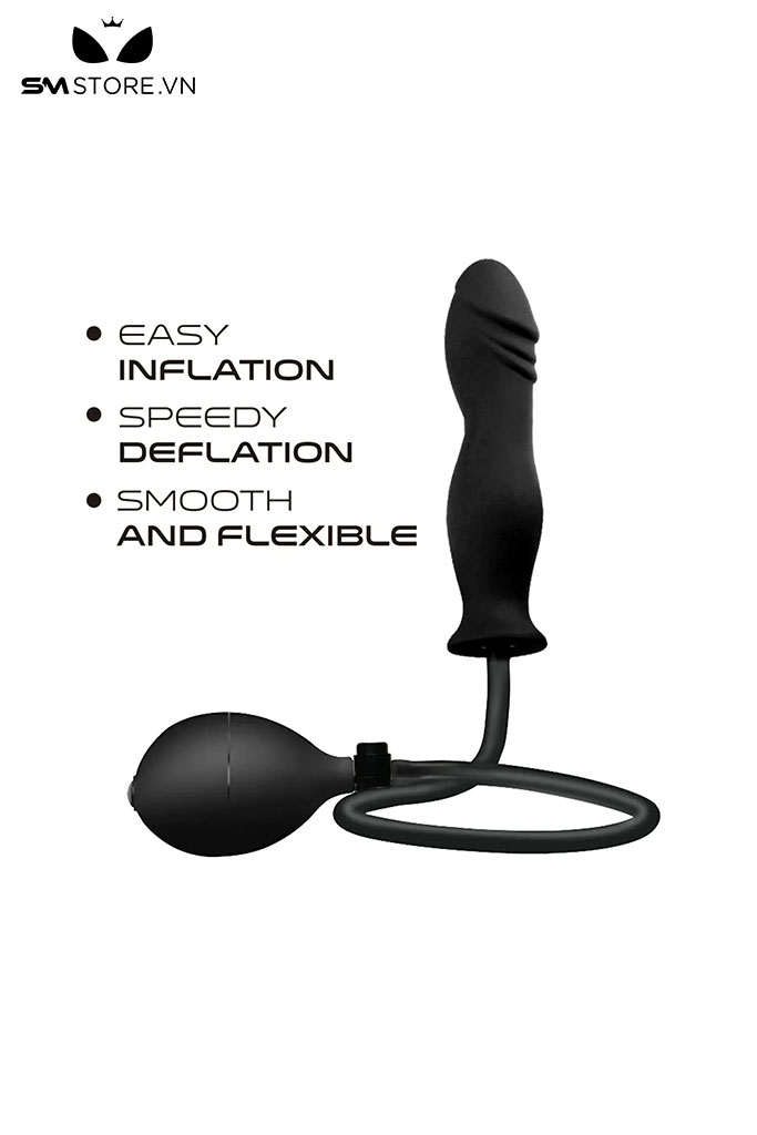 SMT1114 - Anal pump silicon thông hậu môn hình dương vật dài 15.4cm
