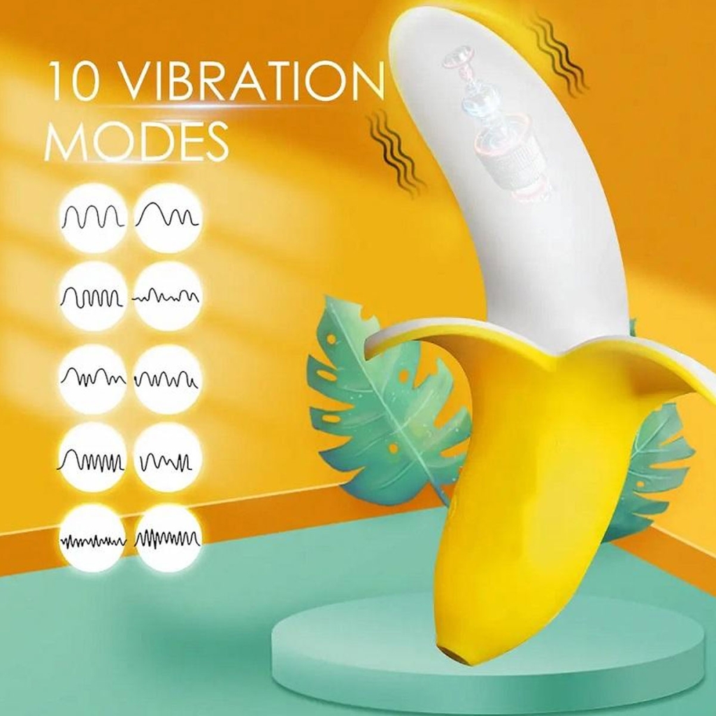 SMT1555 - Máy rung âm vật ngụy trang quả chuối có 10 tốc độ