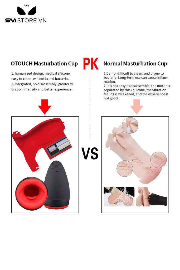 SMT1508 - Cốc thù dâm có lưỡi liếm và 10 chế độ rung mix làm ấm