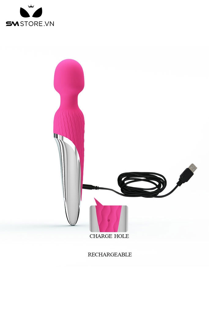 SMT2571 - Chày rung tình yêu Pretty Love có sưởi ấm dài 26cm