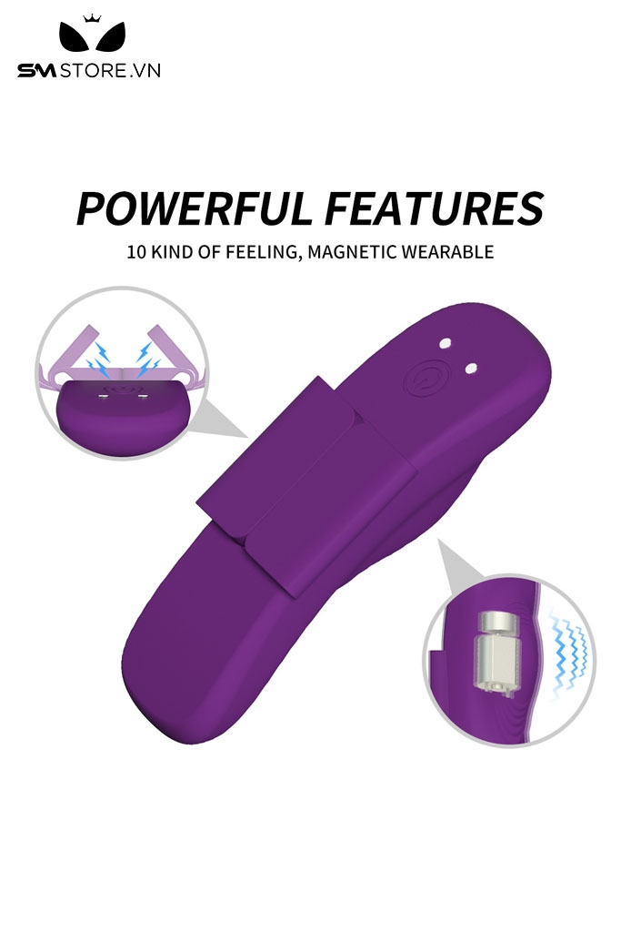 SMT2239 - Máy rung âm vật có 10 tần số dài 96mm sạc điện