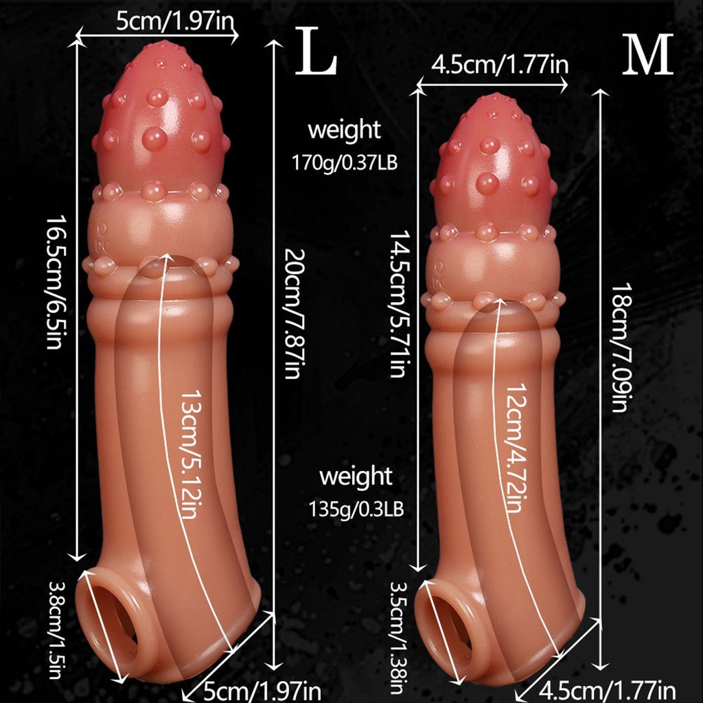 SMT2994 - Dương vật giả silicon rỗng ruột có bi nổi điều khiển từ xa