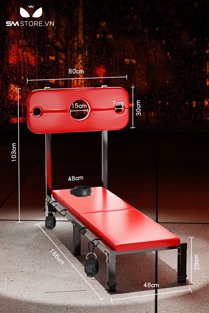 SMT814  - Bộ cố định tư thế kèm còng có thể tháo rời dài 103x166cm