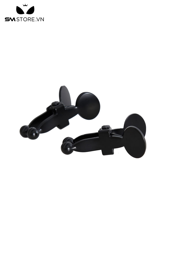 SMT1737 - Kẹp núm vú bằng kim loại thiết kế đầu tròn dài 5 cm