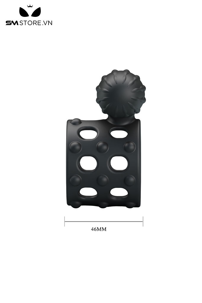 SMT2776 - Vòng rung tình yêu Prettly Love silicon kèm bi dài 46mm