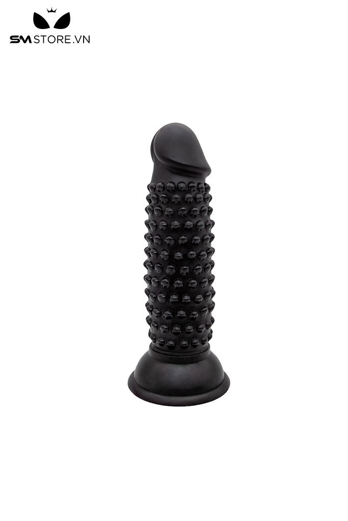 SMT128 - Dương vật giả có gai silicon mềm bẻ cong dài 13.3cm