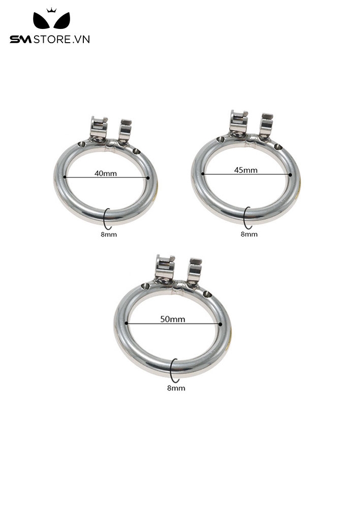 SMT864 - Khóa trinh tiết inox dùng ốc vặn để cố định chống thoát