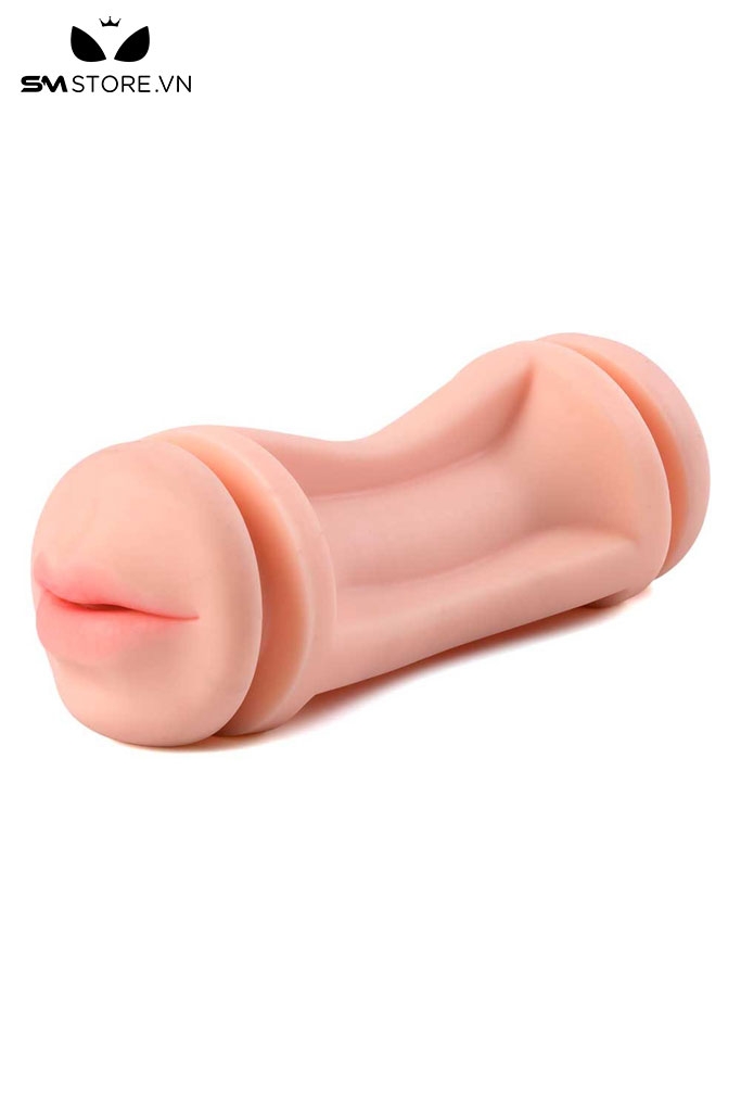 SMT2432 - Cốc thủ dâm 2 đầu âm đạo và miệng có thể tháo rời dài 21.5cm