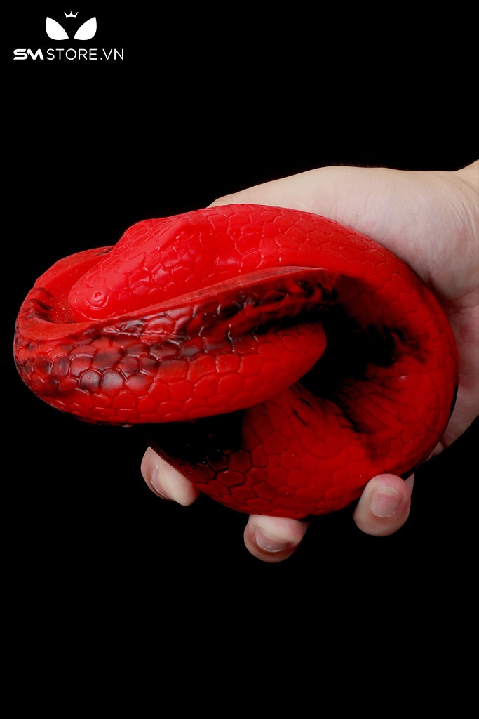 SMT2438 - Đồ chơi hậu môn silicon mềm ngụy trang hình con rắn