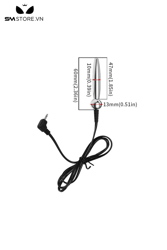 SMT2214 - Đồ chơi niệu đạo sounding rung inox cao cấp có 3 size