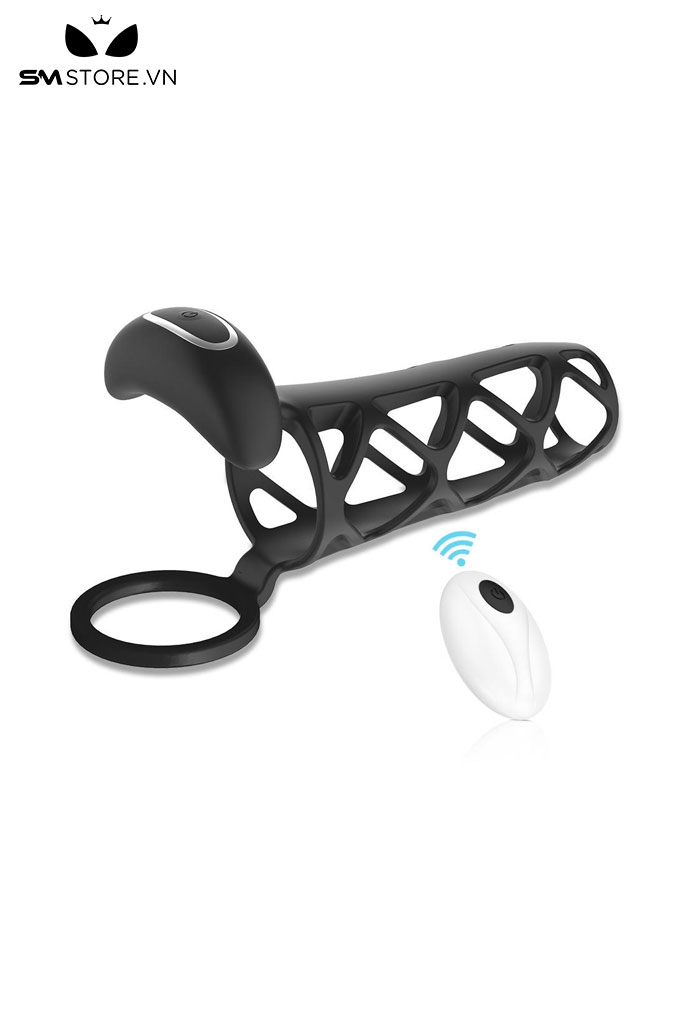 SMT2341 - Vòng đeo khóa dương vật điều khiển xa rung 9 chế độ