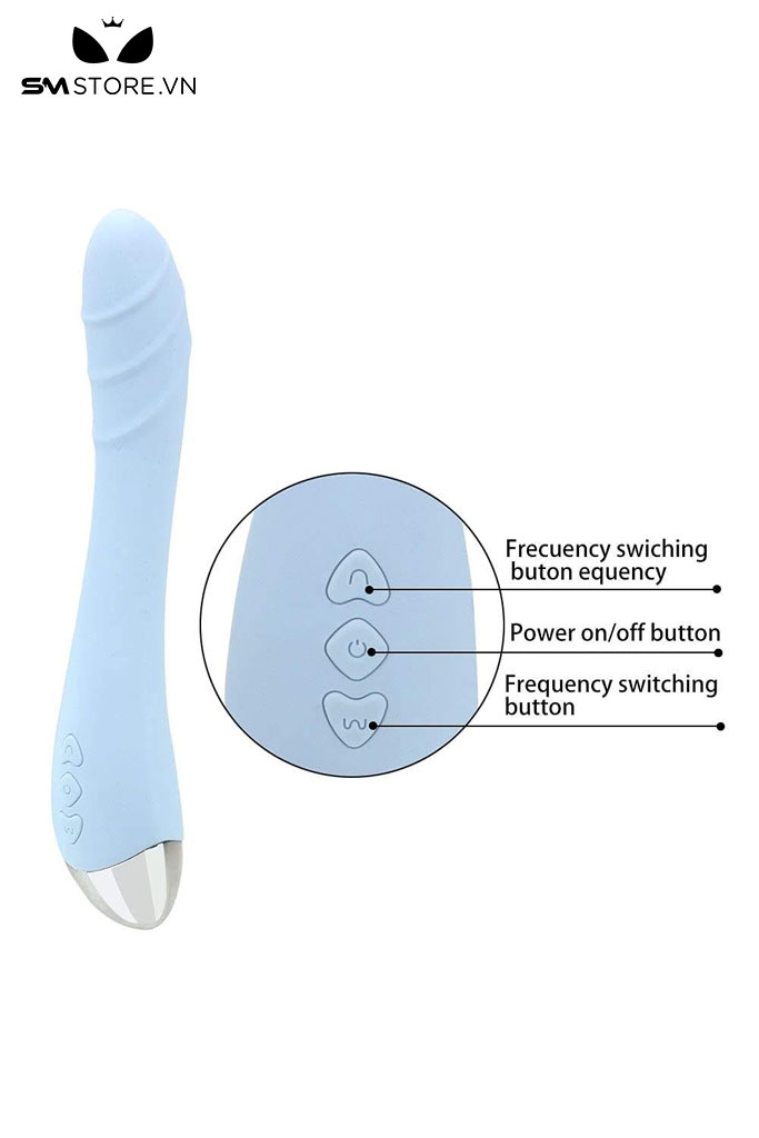 SMT2017 - Máy rung đầu dương vật có 10 chế độ chất liệu silicon mềm