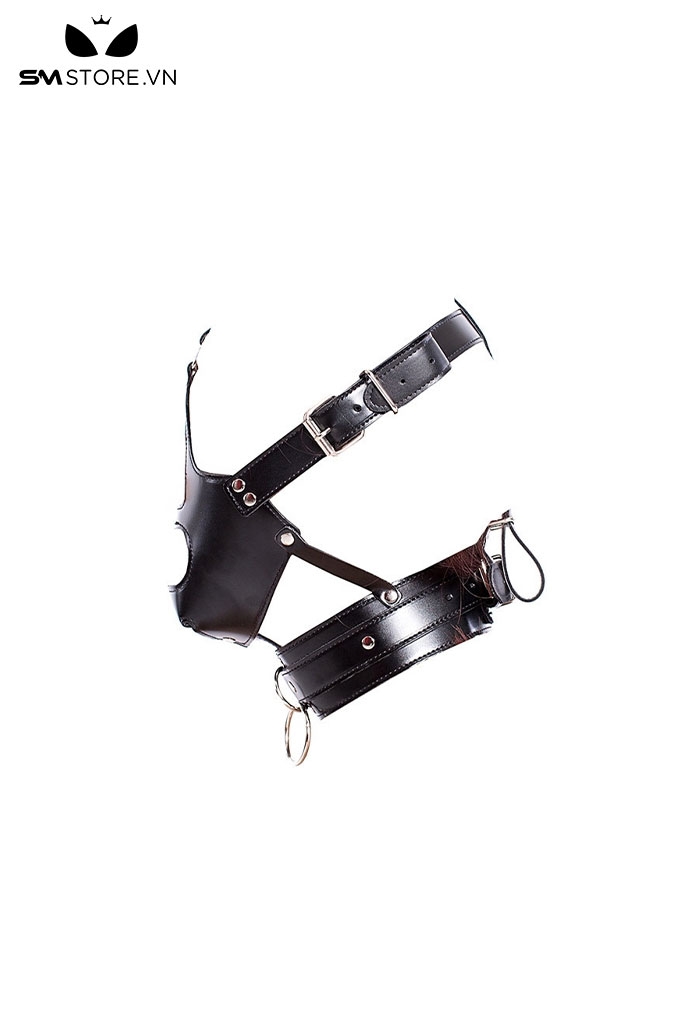 SMT229 - Dụng cụ bằng miệng mouth gag dây đai ở sau kèm dương vật