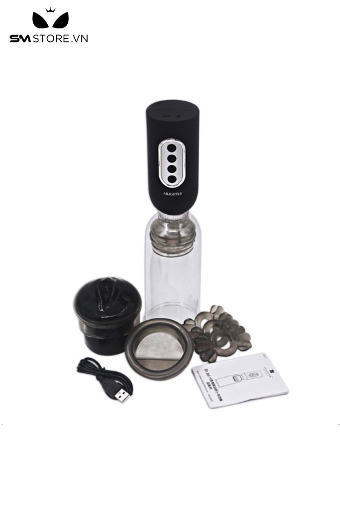 SMT766 - Máy tập dương vật với 5 chế độ rung 3 chế độ rên kèm âm thanh