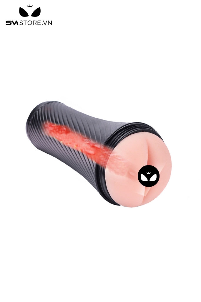 SMT2084 - Cốc thủ dâm 2 đầu có miệng âm đạo và hậu môn dài 21cm
