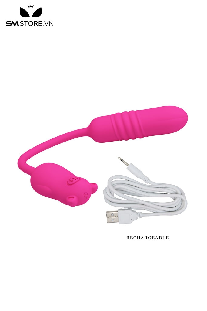 SMT2757 - Trứng rung 2 đầu con gấu Pretty Love dài 245mm