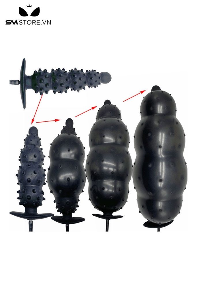 SMT1560 - Anal pump đồ chơi hậu môn chất liệu silicon dài 17cm