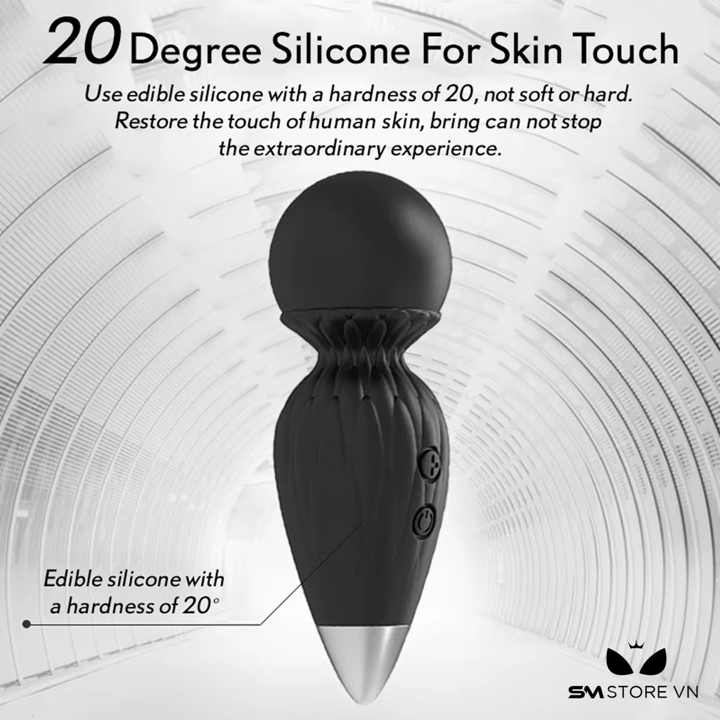 SMT1519 - Chày rung silicon mini có 10 tần số dài 14cm sạc USB